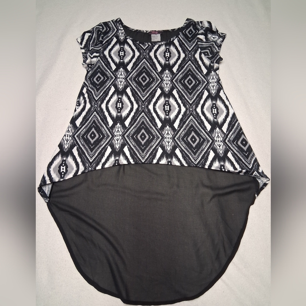 Guilty Chic Black and White Women's Tunic